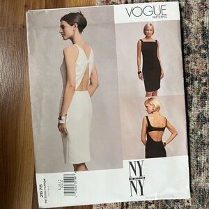 Vogue NY VTG Y2K Top Skirt & Dress, Sizes 8-10-12, Pattern 2676, Uncut